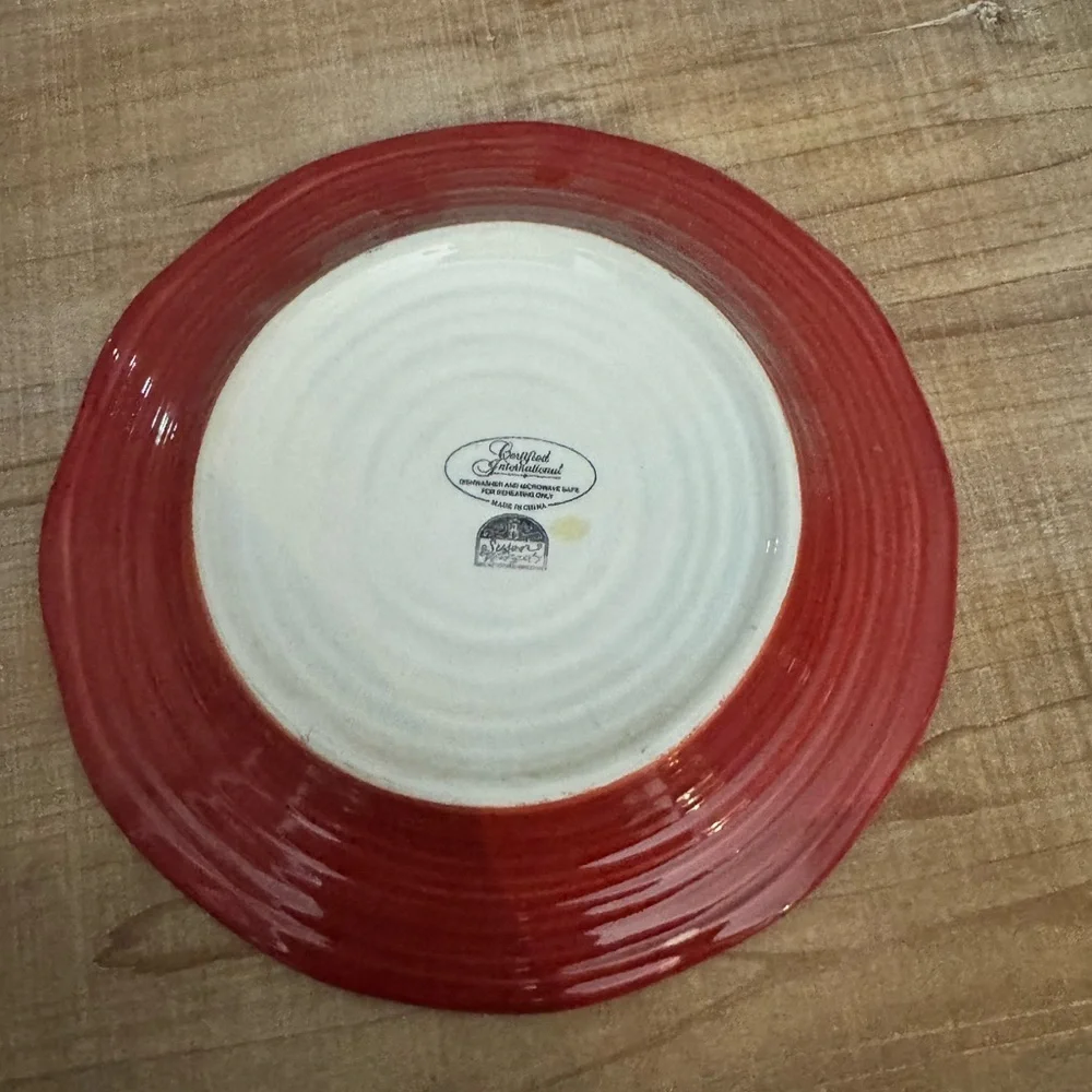 Susan Winget Colorful Rooster Decorative Plate
